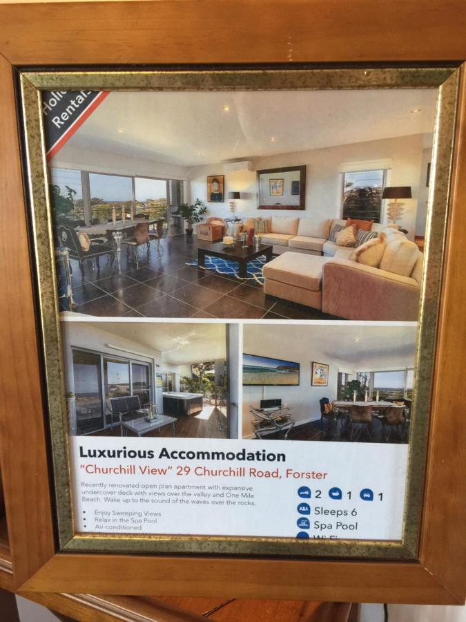 Churchill View Holiday Apartment Forster Luaran gambar